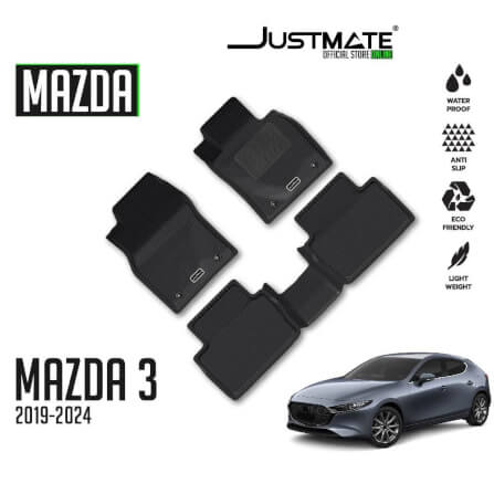พรมปูพื้นรถยนต์ JUSTMATE MAZDA 3 2019-2024_11