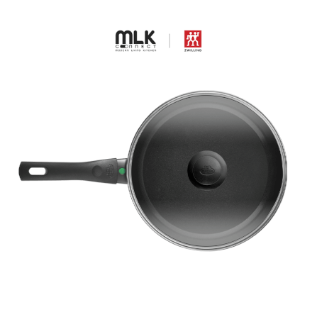 กระทะลึก 28 ซม. BALLARINI SAUTEPAN เคลือบเซรามิก พร้อมฝาแก้ว N1011243_1