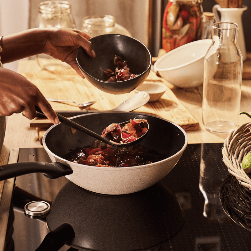 กระทะวอค ลึก 28 ซม. BALLARINI LEDRO เคลือบเซรามิก N10112