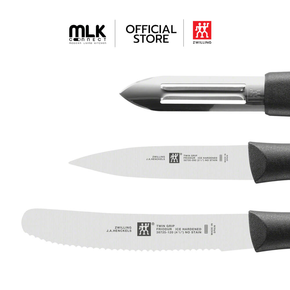 ชุดมีด ZWILLING รุ่น TWIN GRIP 3 ชิ้น สีดำ  N38738000