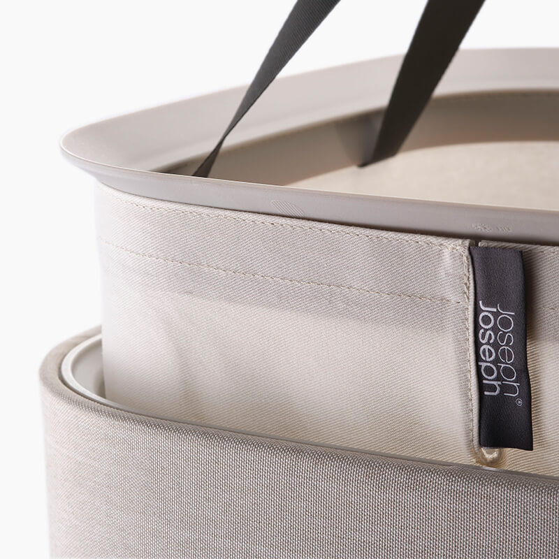 ตะกร้าผ้า 1 ช่อง JOSEPH JOSEPH รุ่น TOTA ความจุ 60 ลิตร สี ECRU N5000004