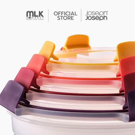 กล่องเก็บอาหารทรงกลม JOSEPH JOSEPH คละไซส์ 4 ชิ้น รุ่น NEST LOCK RND N1000015_1