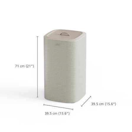 ตะกร้าผ้า 1 ช่อง JOSEPH JOSEPH รุ่น TOTA ความจุ 60 ลิตร สี ECRU N5000004_3
