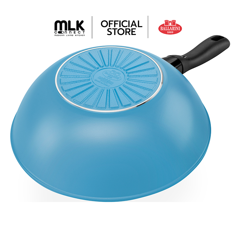กระทะวอคอลูมิเนียมเคลือบ  28 ซม. BALLARINI รุ่น CAPRERA สีฟ้า N1010807_1