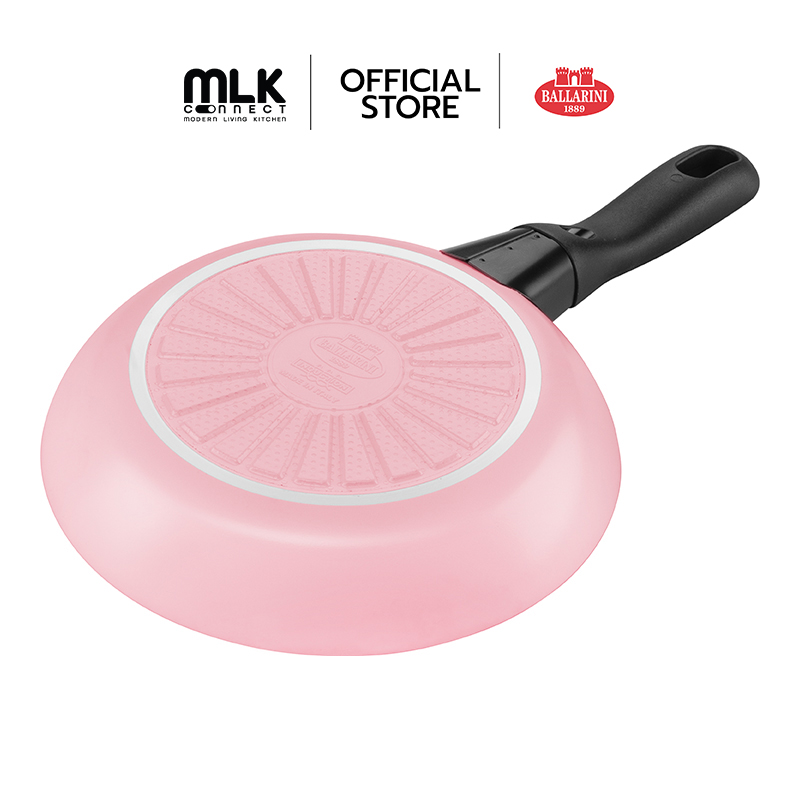 กระทะอลูมิเนียมเคลือบ  24 ซม. BALLARINI รุ่น CAPRERA สีชมพู N1010815_1