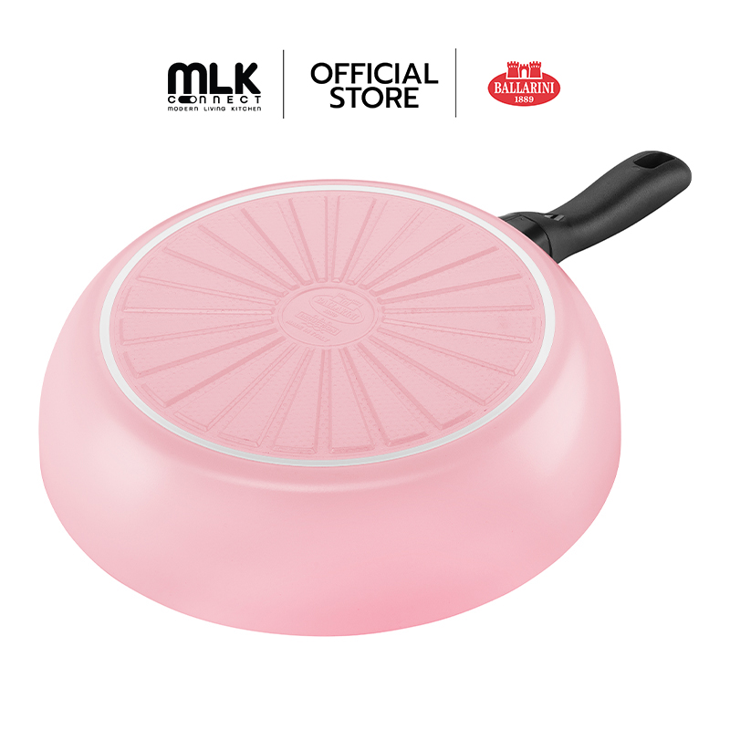 กระทะอลูมิเนียมเคลือบ  28 ซม. BALLARINI รุ่น CAPRERA สีชมพู N1010821_1