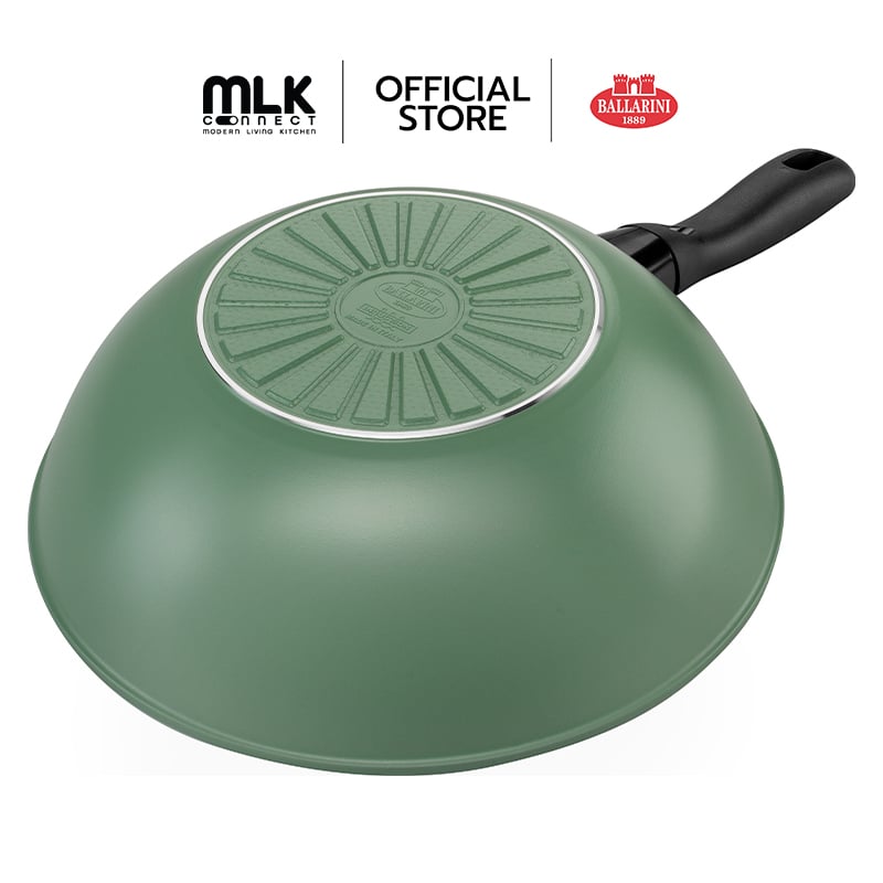กระทะวอคอลูมิเนียมเคลือบ BALLARINI 28 ซม. รุ่น CAPRERA สีเขียว N1010845_1