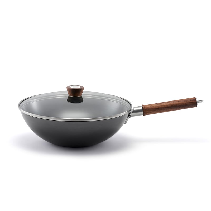 กระทะเหล็กทรงวอครุ่น ZWILLING Dragon  กระจายความร้อนดีเยี่ยม 30 ซม. สีดำ N1010712_0