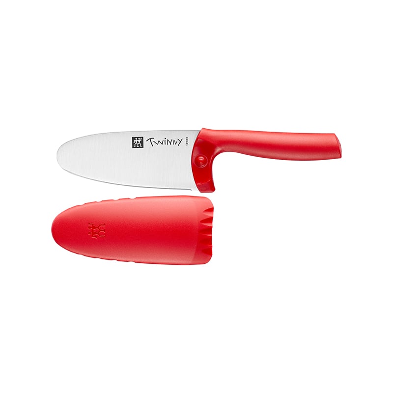มีดสแตนเลสสตีลสำหรับเด็ก ZWILLING รุ่น TWINNY Kids   สีเงิน ด้ามสีแดง 10 cm N36550101_0