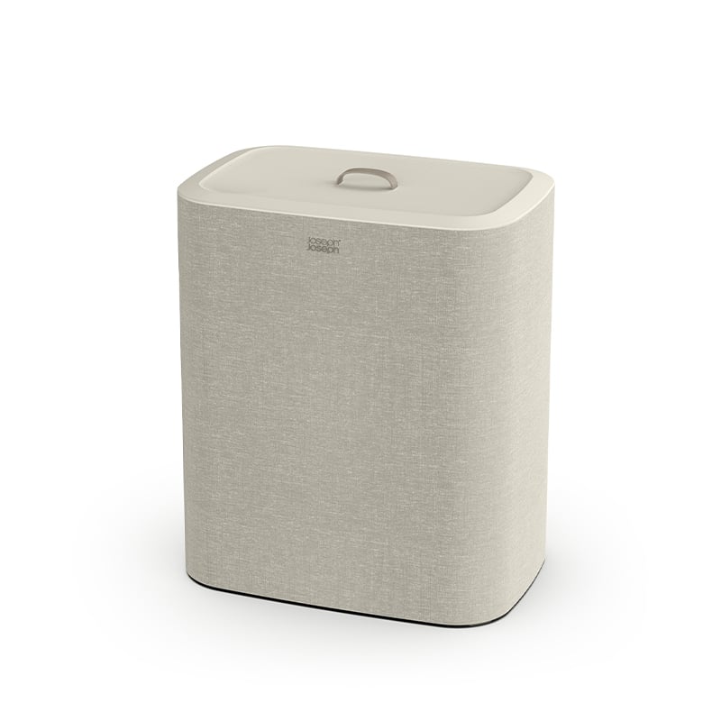 ตะกร้าผ้า 3 ช่อง สำหรับแยกประเภทผ้าหรือสีผ้า Joseph Joseph รุ่น Tota สี Ecru ความจุ 90L N50021_0