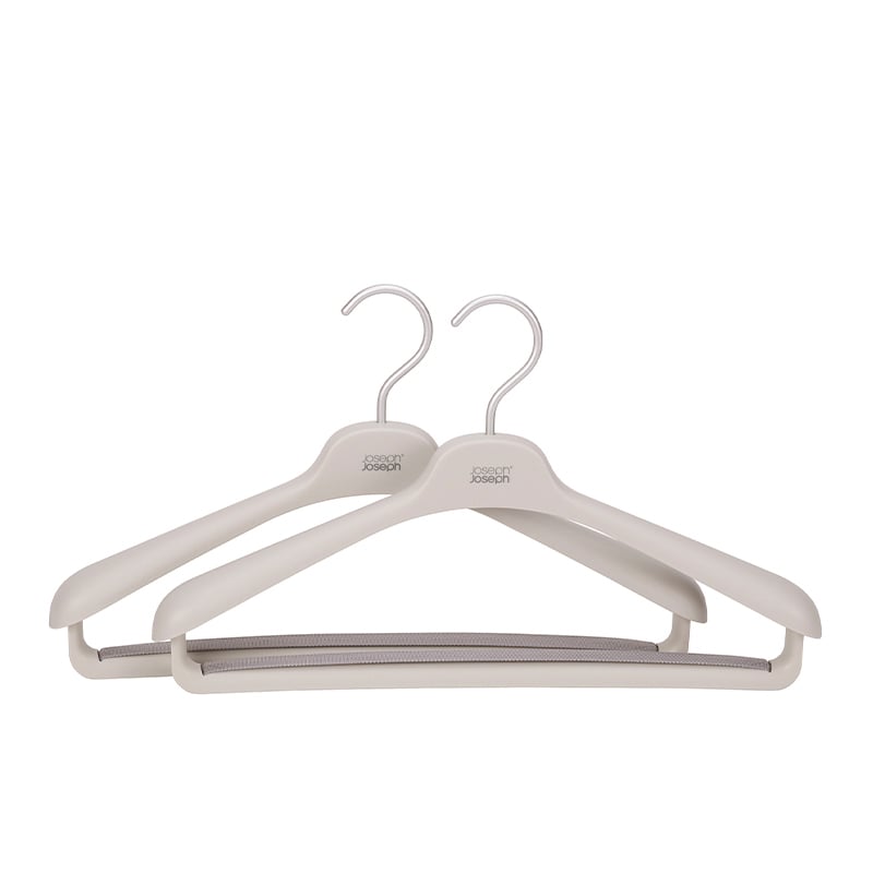 ชุดไม้แขวนเสื้อสำหรับสูทและเสื้อโค้ท 2 ชิ้น Joseph Joseph รุ่น Orderly สี Ecru N55017_0