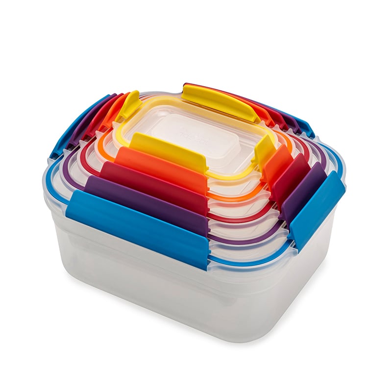 ชุดกล่องเก็บอาหาร 5 ชิ้น 5 ไซซ์ Joseph Joseph รุ่น Nest เก็บซ้อนกันได้ คละสี N81081_0