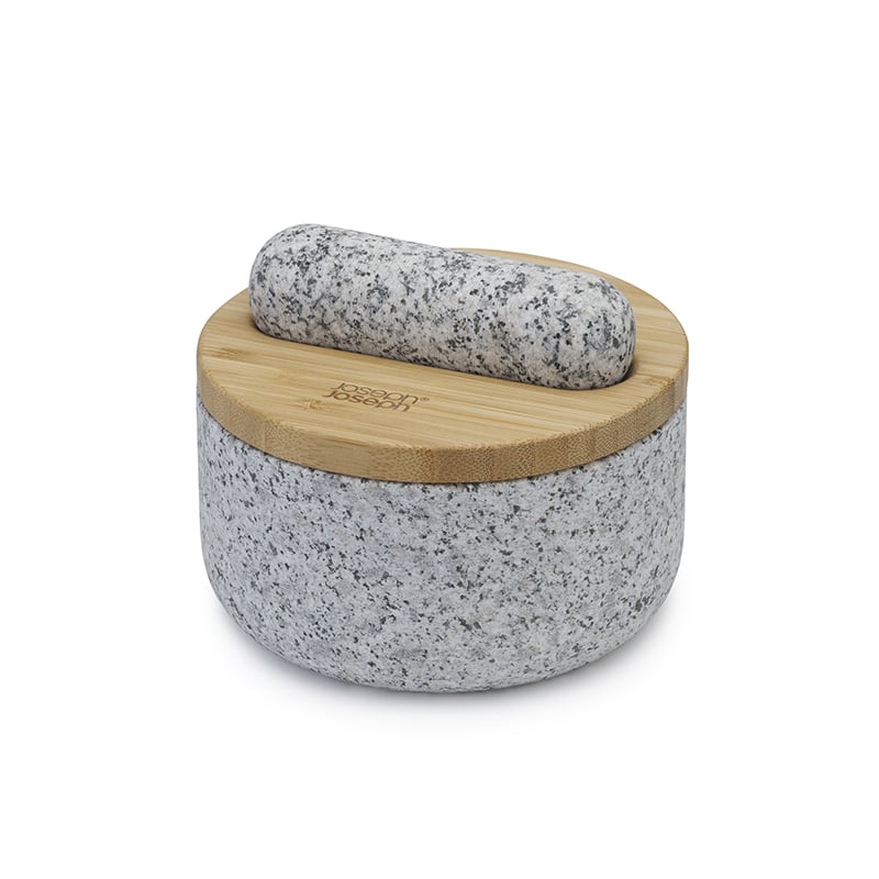 ครกหิน JOSEPH JOSEPH รุ่น DASH N20176 พร้อมฝาปิดไม้ไผ่_0