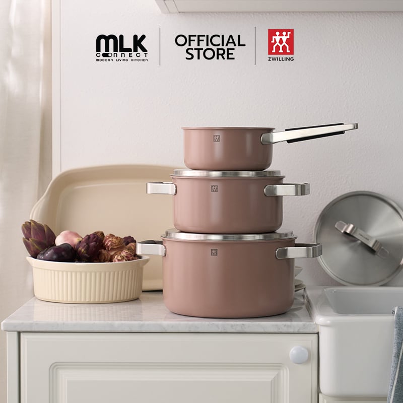 ชุดหม้อสแตนเลส ZWILLING รุ่น Pure สีชมพู N1028859_1