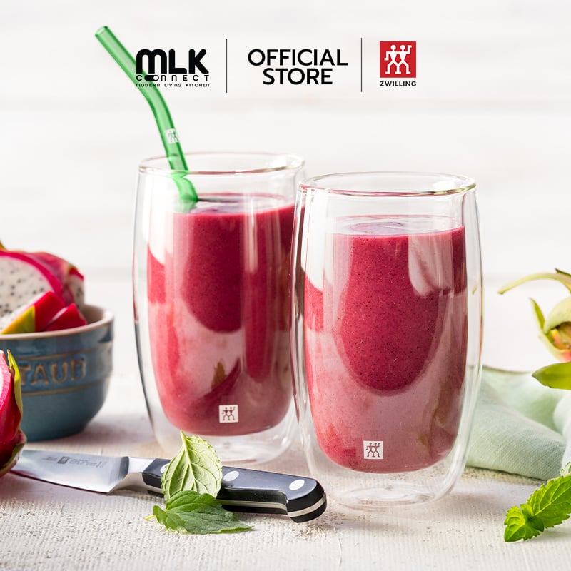 แก้วดับเบิ้ลวอลล์ ZWILLING Latte Macchiato เซท 2 ชิ้น   รุ่น Sorrento เก็บรักษาความร้อนและเย็น  350 มล. สีใส N39500078_1