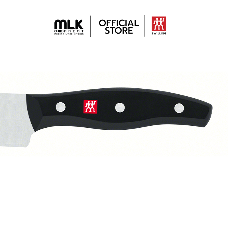 มีดเชฟสแตนเลสสตีล ZWILLING รุ่น Twin Pollux มีความคมและทนทาน 160 มม. สีเงิน ด้ามสีดำ N30721160_1