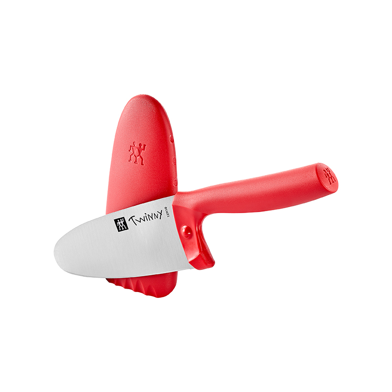 มีดสแตนเลสสตีลสำหรับเด็ก ZWILLING รุ่น TWINNY Kids   สีเงิน ด้ามสีแดง 10 cm N36550101_1