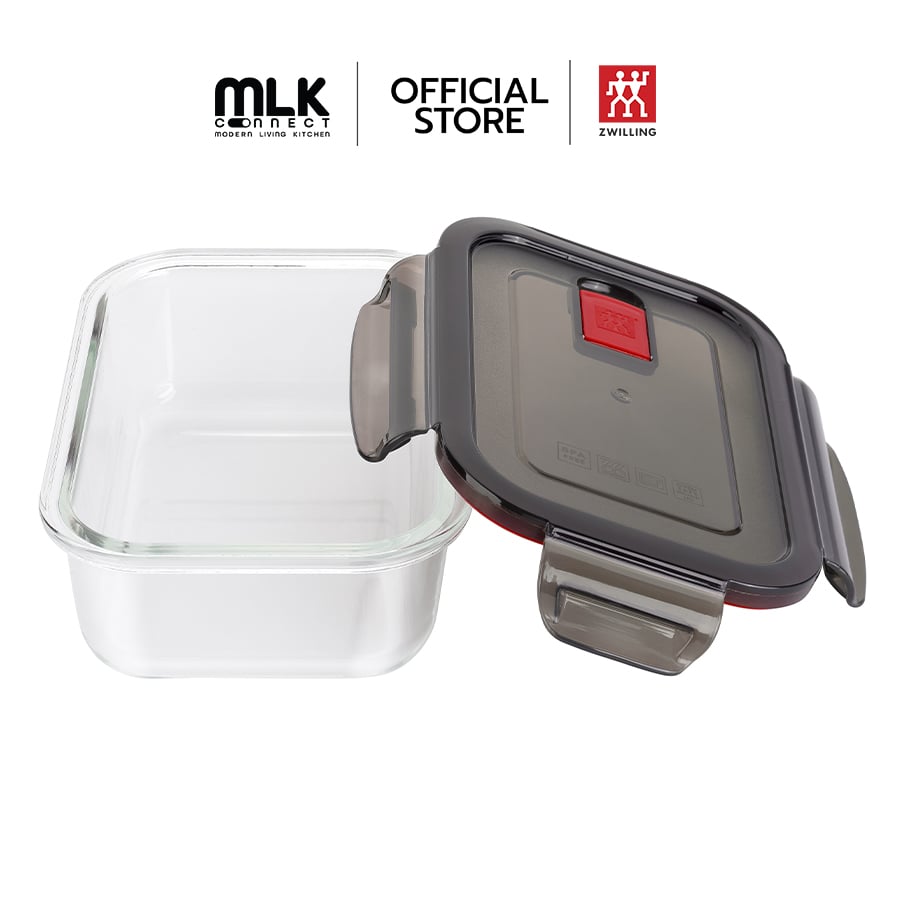 กล่องใส่อาหารแก้วบอโรซิลิเกตทรงสี่เหลี่ยมผืนผ้า ZWILLING รุ่น Gusto  ปราศจากสารบีพีเอ  600มล. แก้วใส N39506001_1
