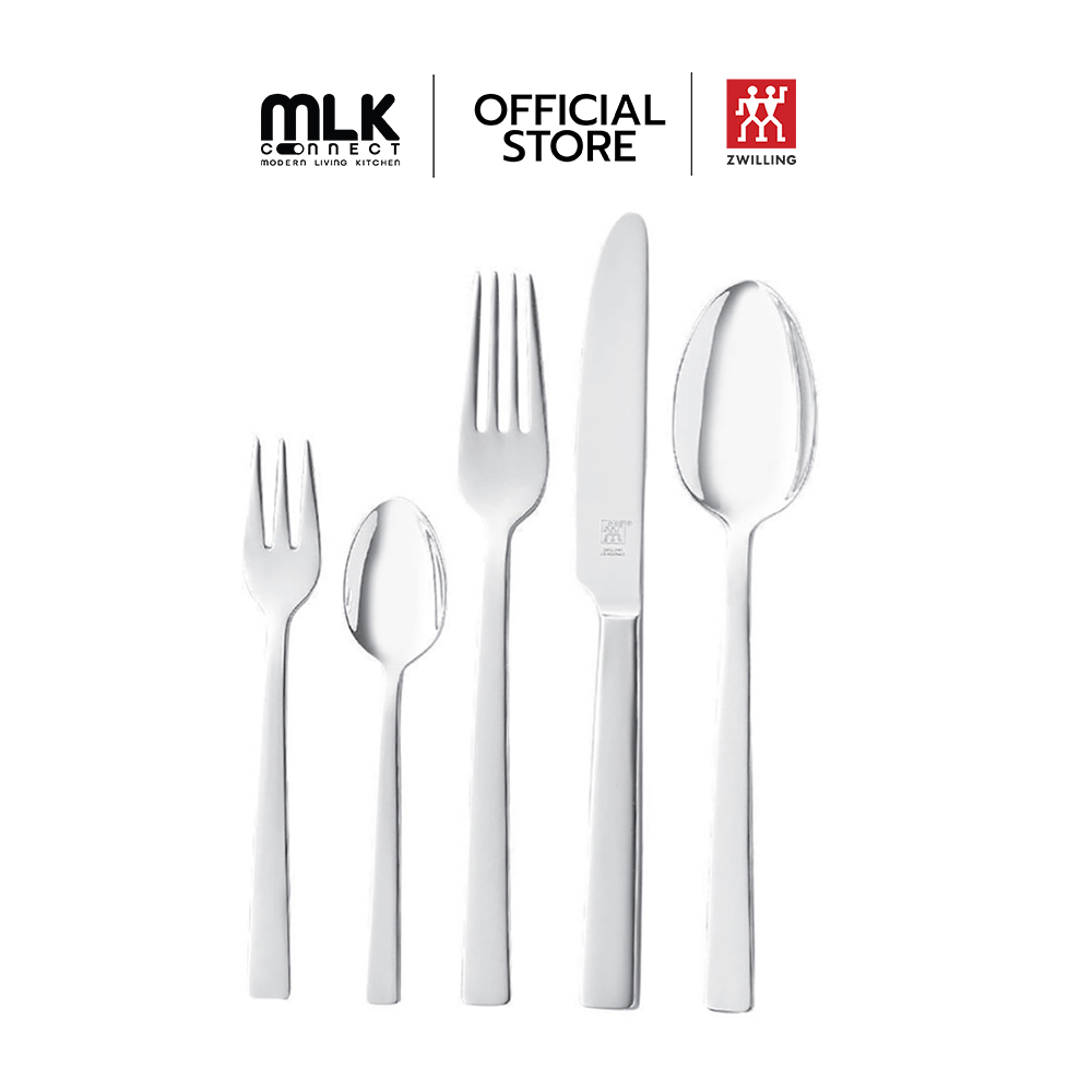 ชุดช้อนส้อมสแตนเลสสตีล 30 ชิ้น ZWILLING ทนทาน สีเงิน  N07041330_1