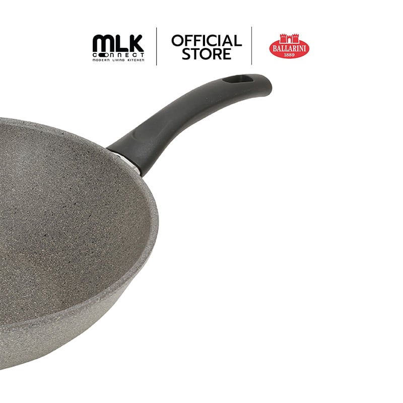กระทะทรงลึกวอค BALLARINI Non- stick อะลูมิเนี่ยม รุ่น Ferrara  28 ซม. สีเทา N75002126_1