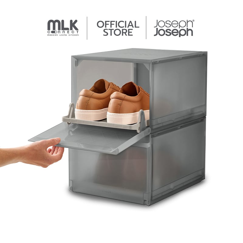 ชุดกล่องเก็บรองเท้า Joseph Joseph รุ่น ShoeCase สีเทา N55013_1