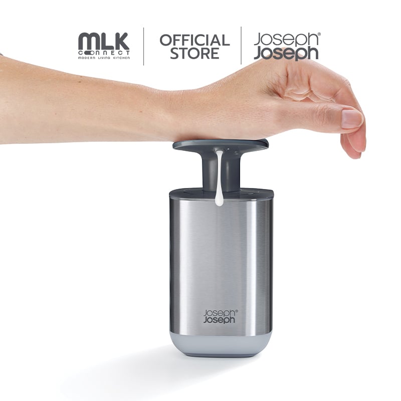 อุปกรณ์ใส่สบู่เหลว Joseph Joseph สำหรับใช้กับข้อมือหรือแขนเมื่อมือเลอะเทอะ รุ่น Presto สีเทา N85164_1