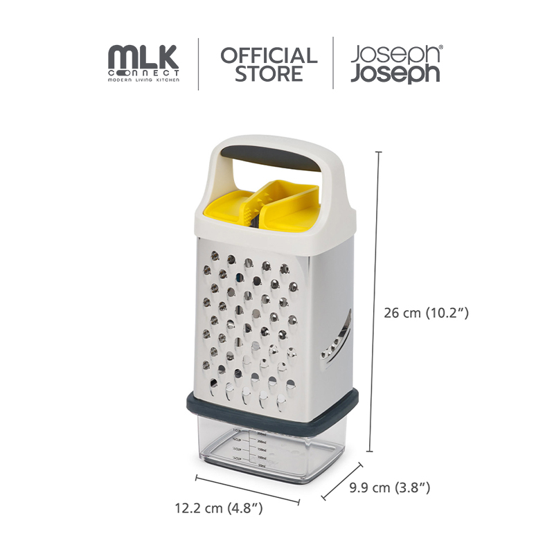 ที่ขูดอาหารพร้อมกล่องรองอาหาร Joseph Joseph รุ่น Multi-Grip สีเหลือง N20225_1
