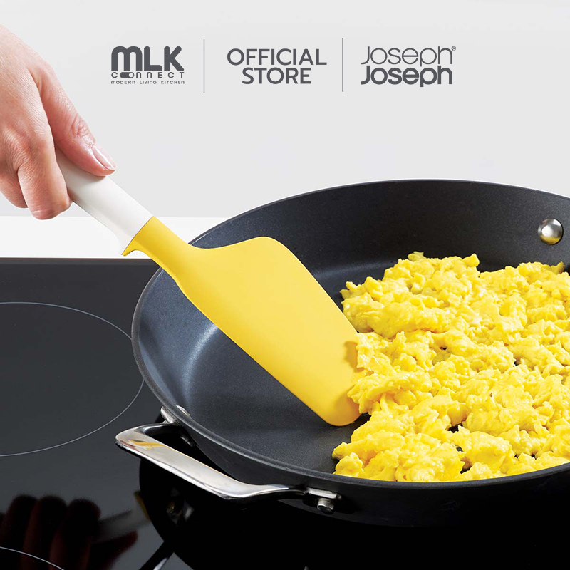 อุปกรณ์สำหรับทำเมนูไข่ต่างๆ JOSEPH JOSEPH รุ่น ELEVATE สีเหลืองขาว N20122 ด้ามยกสูง ไม่เลอะเค้าเตอร์ทำอาหาร_1