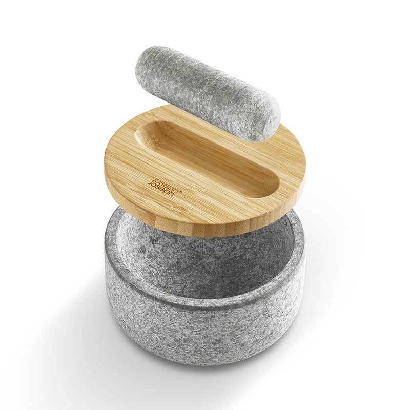 ครกหิน JOSEPH JOSEPH รุ่น DASH N20176 พร้อมฝาปิดไม้ไผ่_1