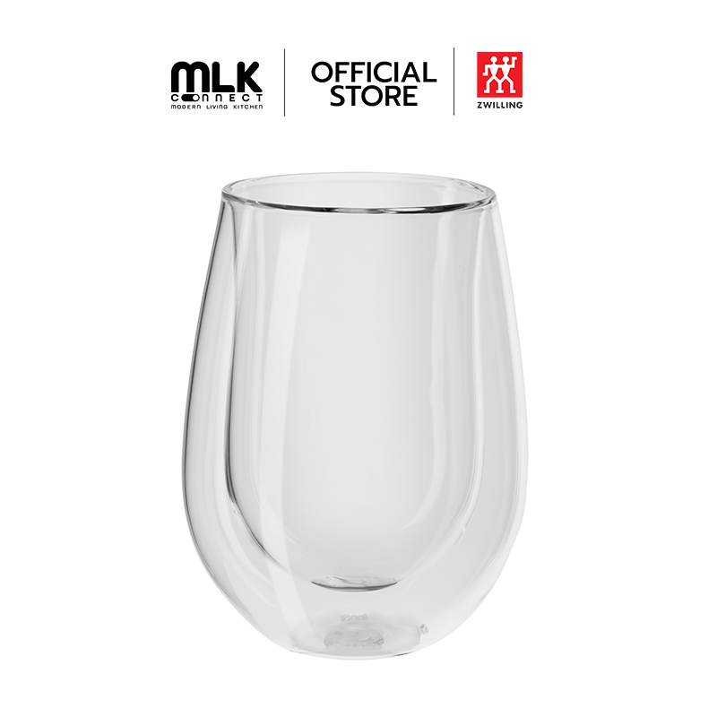 แก้วดับเบิ้ลวอลล์สำหรับไวน์ขาว ZWILLING เซท 2 ชิ้น  รุ่น Sorrento เก็บรักษาความร้อนและเย็น 296 มล. สีใส  N39500216_1