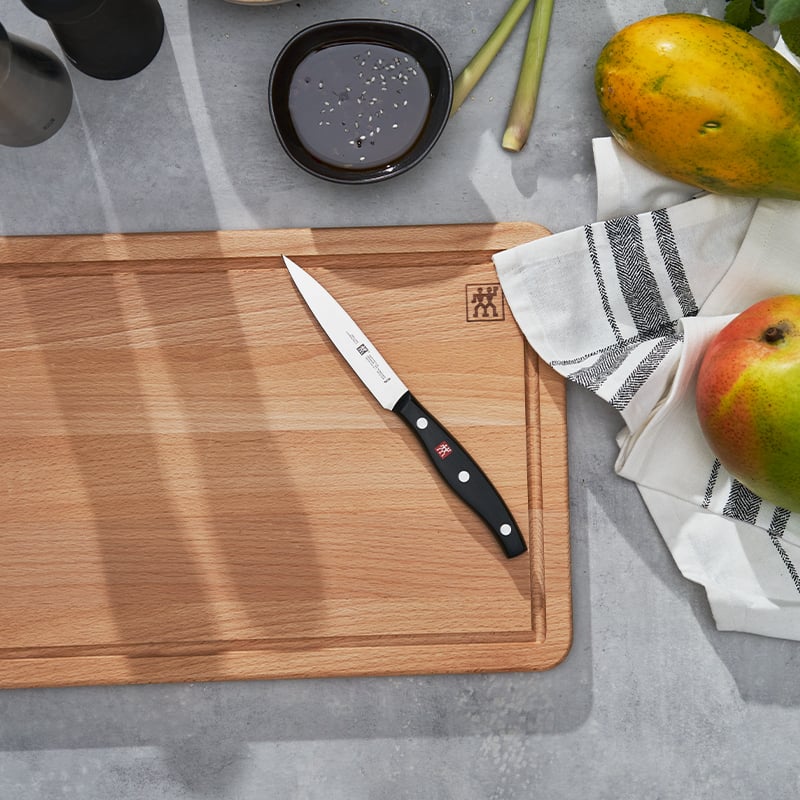 มีดปอกผักผลไม้สแตนเลสสตีล ZWILLING รุ่น TWIN POLLUX มีความคมและทนทาน 100 มม. สีเงิน ด้ามสีดำ N30720100_2