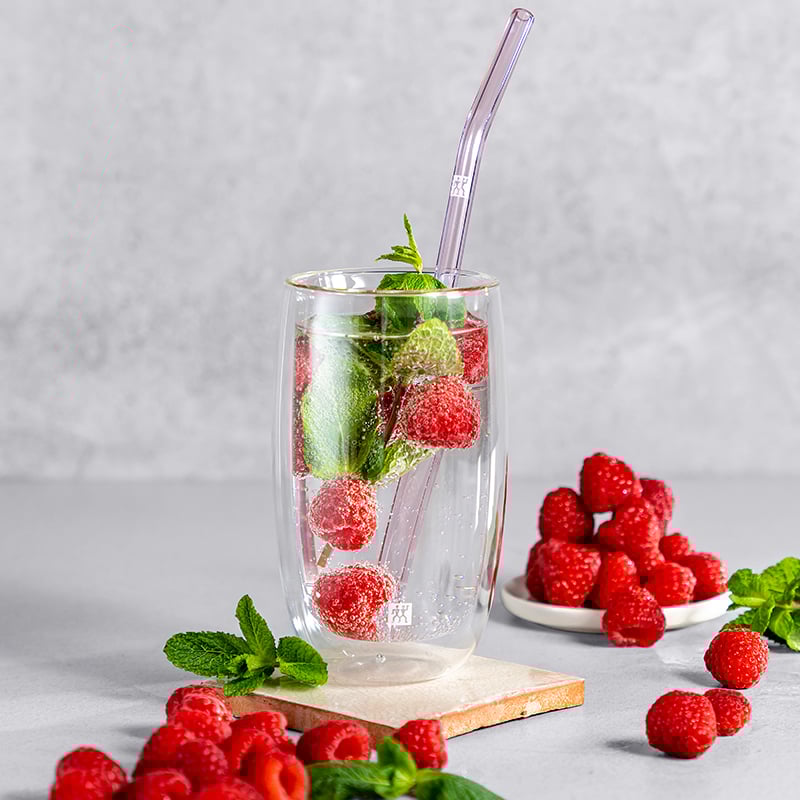 แก้วดับเบิ้ลวอลล์ ZWILLING Latte Macchiato เซท 2 ชิ้น   รุ่น Sorrento เก็บรักษาความร้อนและเย็น  350 มล. สีใส N39500078_3