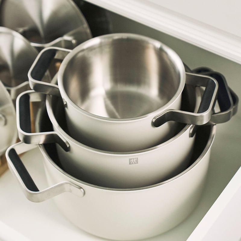 ชุดหม้อสแตนเลส ZWILLING รุ่น Pure สีครีม N1028807_3