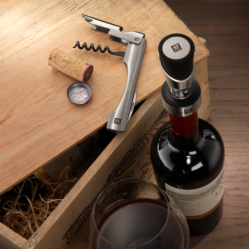 ที่เปิดขวดไวน์สแตนเลสสตีล ZWILLING ทนทาน 150 x 80 x 27 มม. สีเงิน N39500049_3