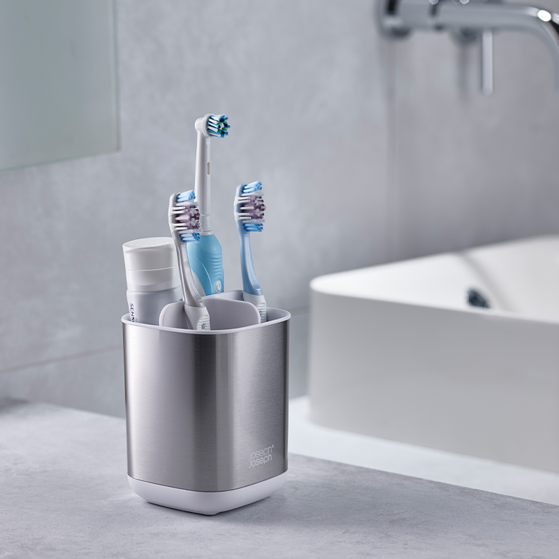 อุปกรณ์ใส่แปรงสีฟัน และยาสีฟัน JOSEPH JOSEPH รุ่น EASYSTORE ไซร์เล็ก ทำจากสแตนเลส N70530_3