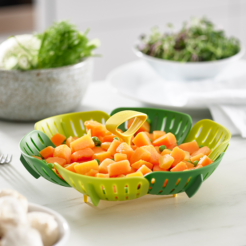 อุปกรณ์สำหรับนึ่งอาหาร Joseph Joseph รุ่น Bloom สามารถปรับขนาดได้ สีเขียว N45030_3