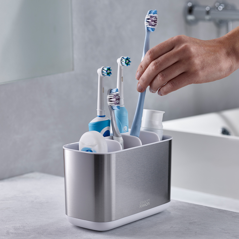 อุปกรณ์ใส่แปรงสีฟัน และยาสีฟัน Joseph Joseph รุ่น EasyStore ไซซ์ใหญ่ ทำจากสแตนเลส N70531_3