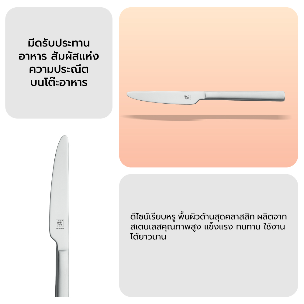 มีดทานอาหาร ZWILLING รุ่น Cult (matted) N1026803_4