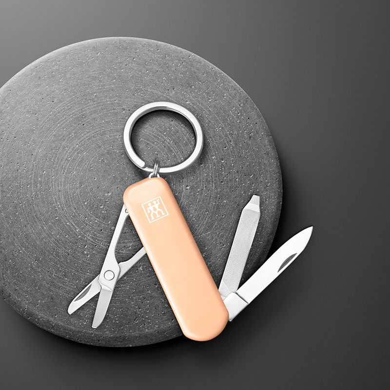 มีดพับเอนกประสงค์สเตนเลสสตีล ZWILLING สีส้ม 60 มม. N42450117_4