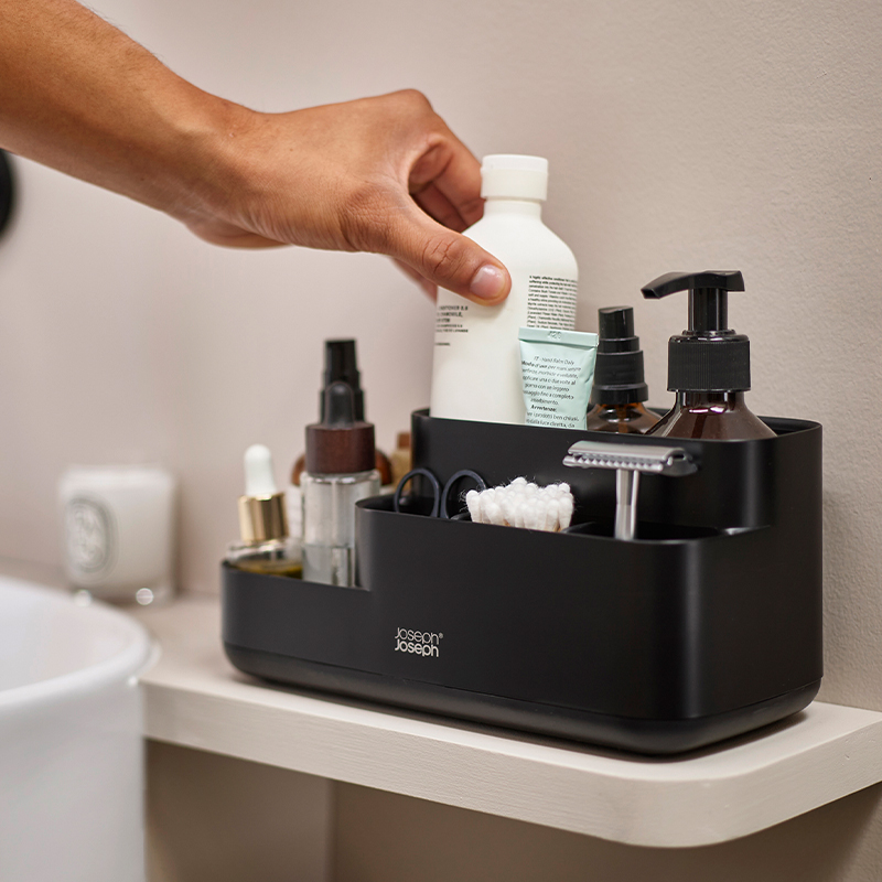ที่เก็บอุปกรณ์ในห้องน้ำ Joseph Joseph รุ่น EasyStore สี Matt Black N70600_4