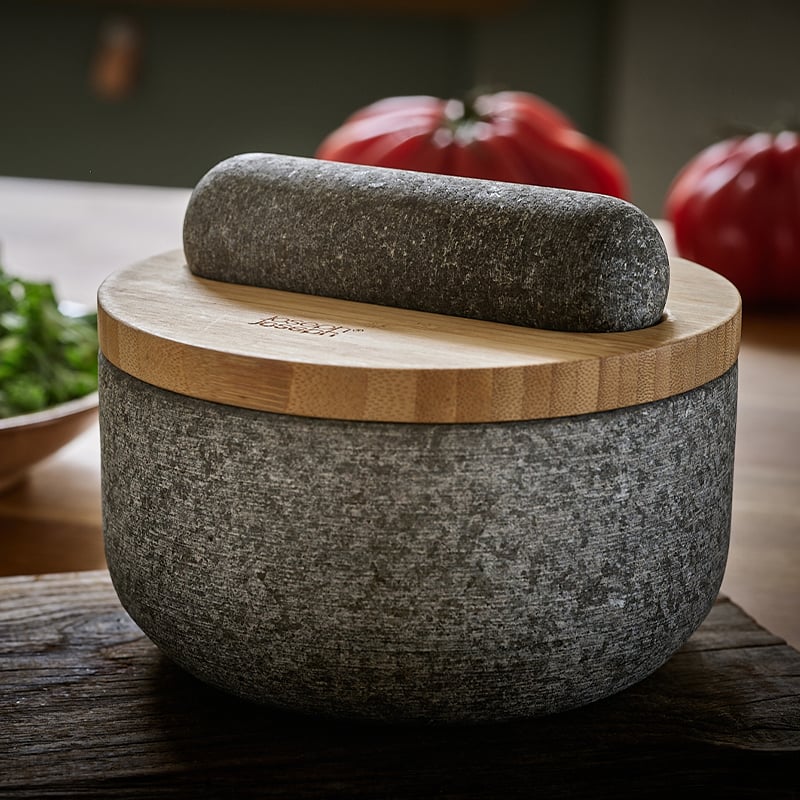 ครกหิน JOSEPH JOSEPH รุ่น DASH N20176 พร้อมฝาปิดไม้ไผ่_6