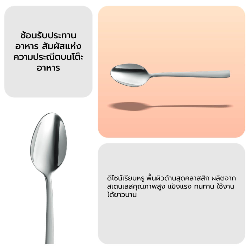 ช้อนทานอาหาร ZWILLING รุ่น Cult (matted)  N1026808