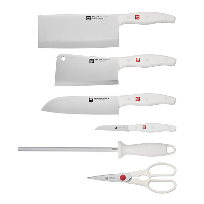 ชุดมีดพร้อมบล็อก ZWILLING รุ่น Twin Pollux  สีขาว N1025159