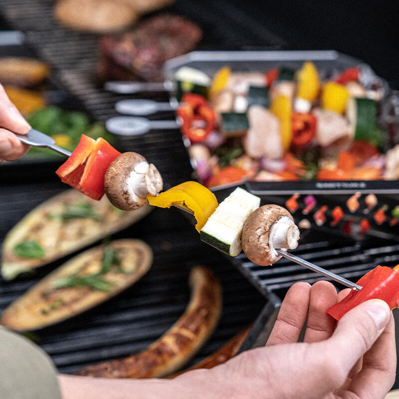 BBQ+ ชุดที่เสียบเนื้อ ZWILLING 5 ชิ้น สำหรับปิ้งย่างบาร์บีคิว N1026140