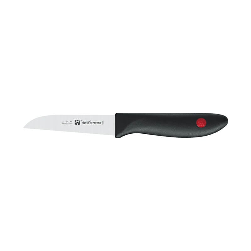 มีดเล็กสแตนเลสสตีล ZWILLING รุ่น Twin Point มีความคมและทนทาน  80 มม สีเงิน ด้ามสีดำ N32320081
