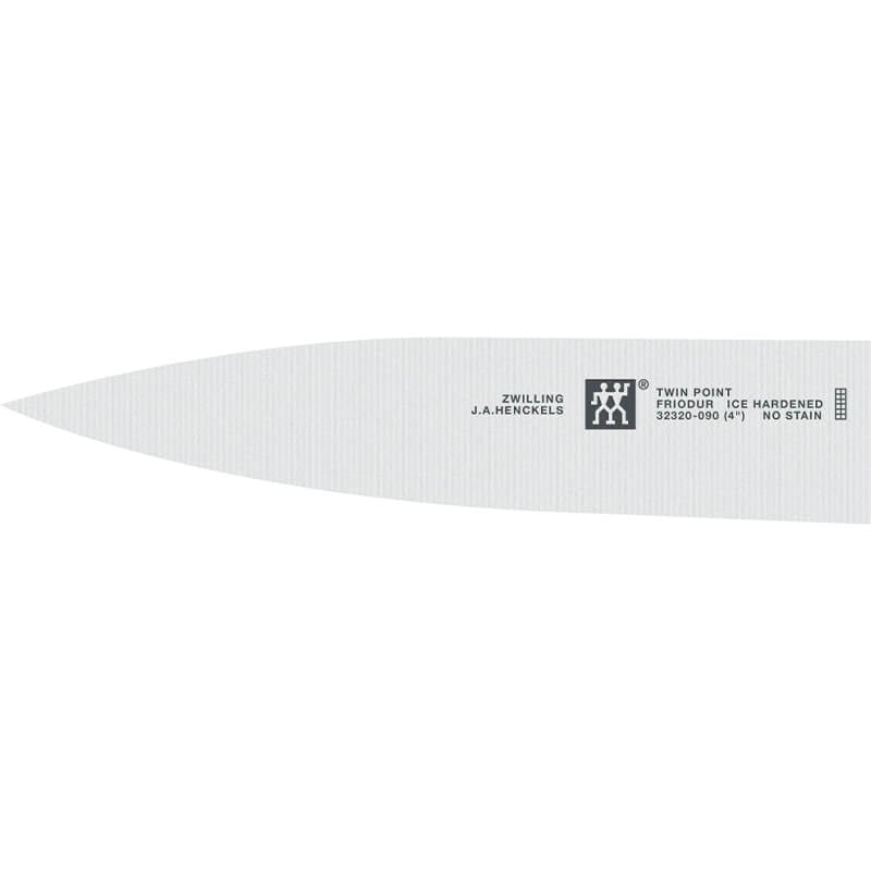 มีดเล็กแพริ่งสแตนเลสสตีล ZWILLING รุ่น Twin Point  90 มม. มีความคมและทนทาน สีเงิน ด้ามสีดำ   N32320091