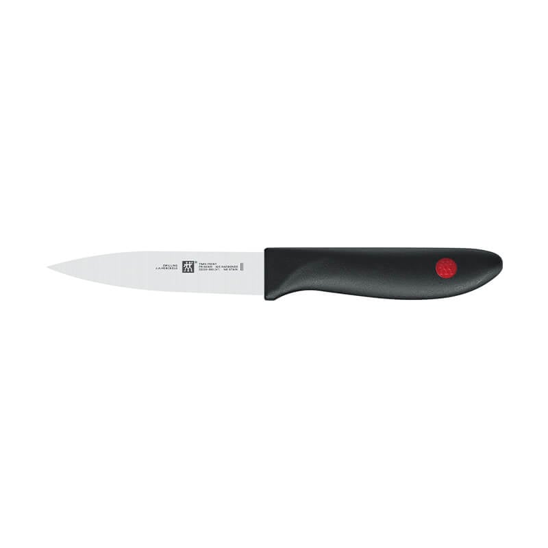 มีดเล็กแพริ่งสแตนเลสสตีล ZWILLING รุ่น Twin Point  90 มม. มีความคมและทนทาน สีเงิน ด้ามสีดำ   N32320091