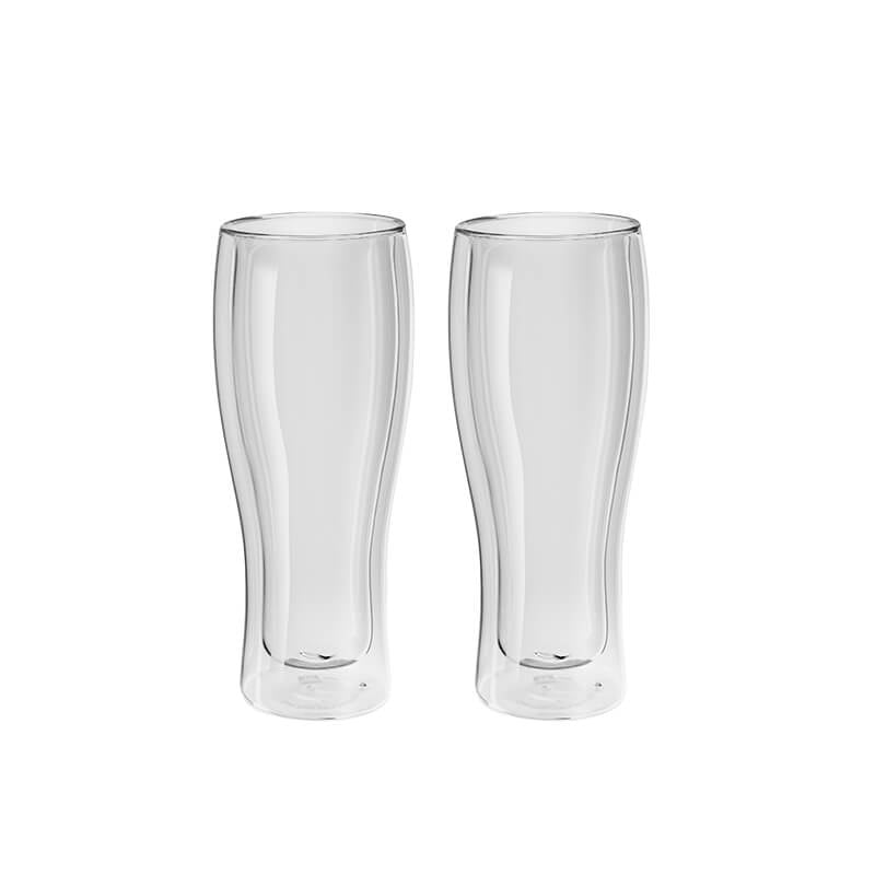 แก้วเบียร์ดับเบิ้ลวอลล์ ZWILLING เซท 2 ชิ้น รุ่น Sorrento เก็บรักษาความร้อนและเย็น 414 มล. สีใสN39500214