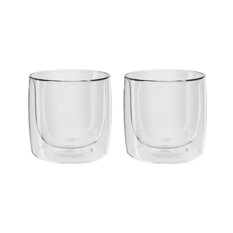 แก้วดับเบิ้ลวอลล์ ZWILLING Whisky  เซท 2 ชิ้น รุ่น Sorrento เก็บรักษาความเย็น 266  มล. สีใส N39500215