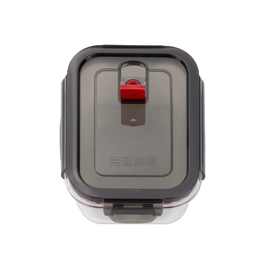 กล่องใส่อาหารแก้วบอโรซิลิเกตทรงสี่เหลี่ยมผืนผ้า ZWILLING รุ่น Gusto  ปราศจากสารบีพีเอ  600มล. แก้วใส N39506001